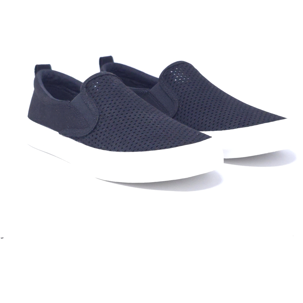 Sperry Crest Twin Gore Perf Black 9 M (B) - Picture 2 of 11